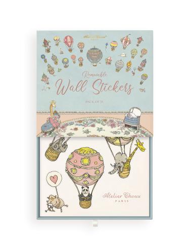 Stickers repositionnables - Hot air balloons