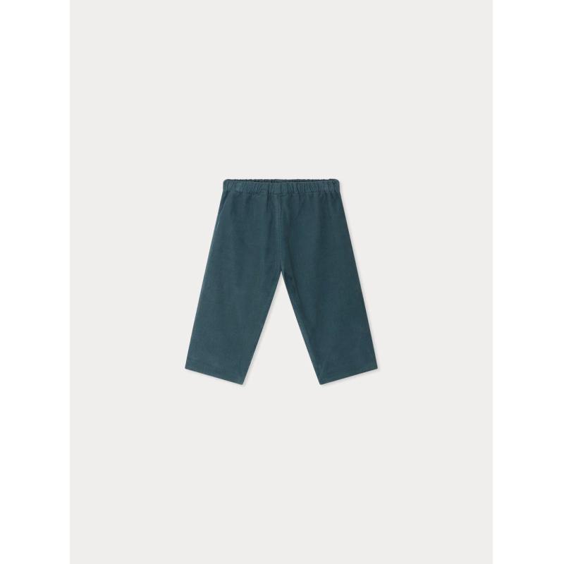 Pantalon mixte Dandy en velours de coton biologique vert