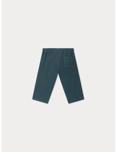 Pantalon mixte Dandy en velours de coton biologique vert