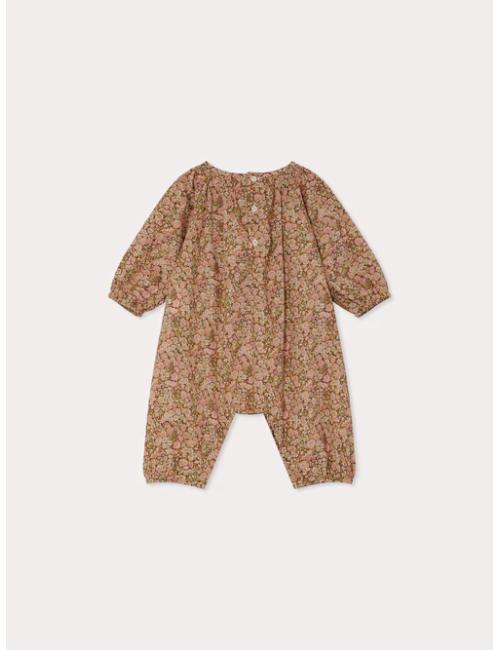 Combinaison Jia smockée en tissu Liberty en coton biologique