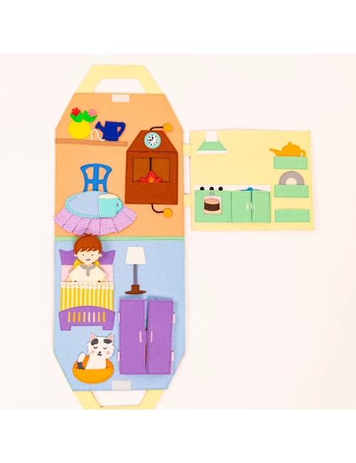 Quiet Book - Travel Bundy  Doll House