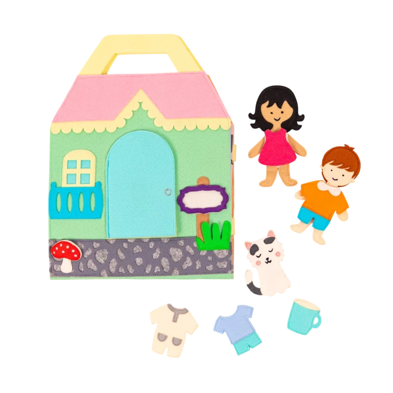 Quiet Book - Travel Bundy Doll House