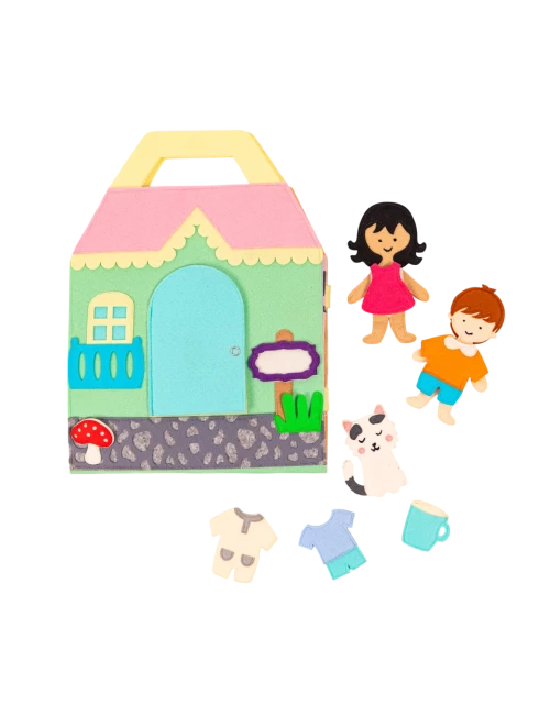 Quiet Book - Travel Bundy  Doll House