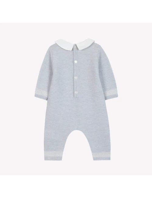 Combinaison longue - Bleu céleste smocks