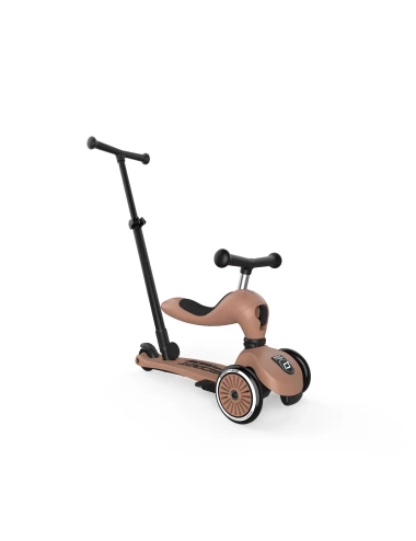 Trottinette évolutive - HIGHWAYKICK 1 PUSH and GO Mocha