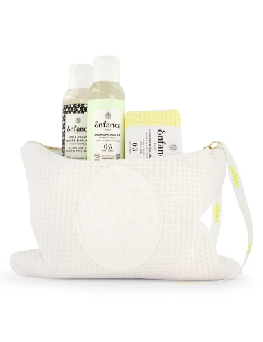 Trousse avec ruban - Gel douche (100ml) + Shampoing (100ml)