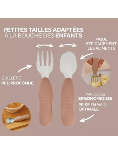 Lot de 2 pré-couverts inox