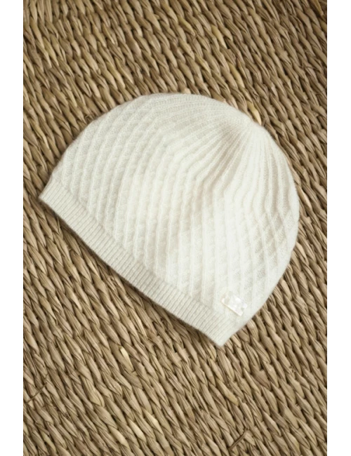 Bonnet - Ecru cachemire