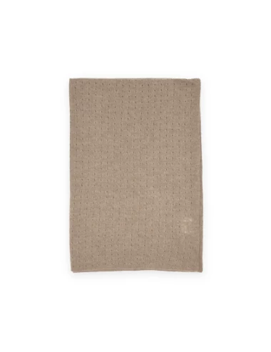 Couverture pointelle en cachemire