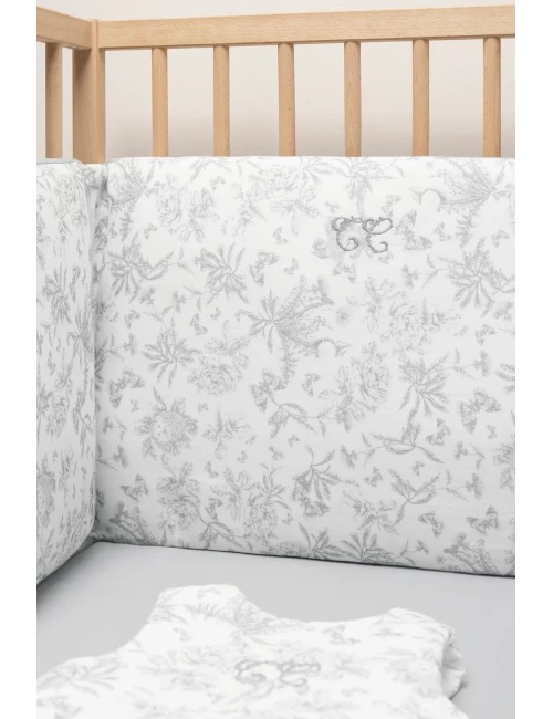 Tour de lit - Toile de Jouy