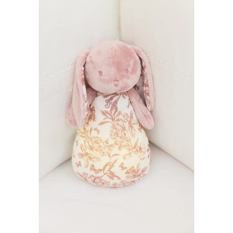 Lapin veilleuse musicale - Toile de Jouy