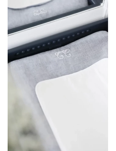 Housse matelas à langer - Feuillage