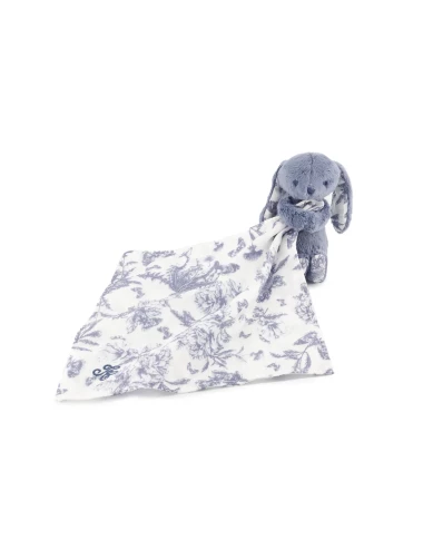 Doudou Lapin - Toile de Jouy