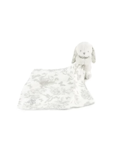 Doudou Lapin - Toile de Jouy