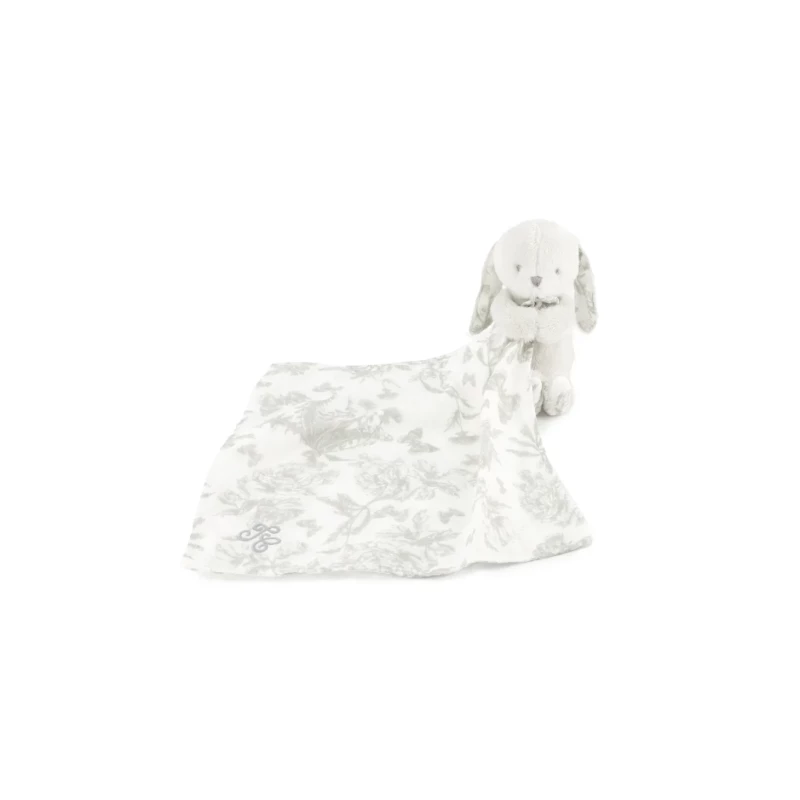 Doudou Lapin - Toile de Jouy