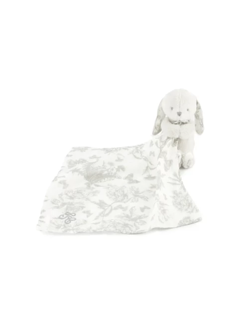 Doudou Lapin - Toile de Jouy