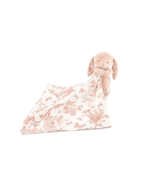 Doudou Lapin - Toile de Jouy