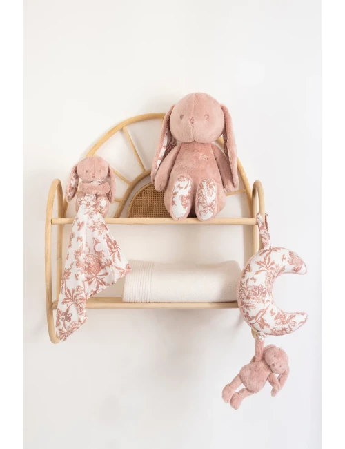 Doudou Lapin - Toile de Jouy
