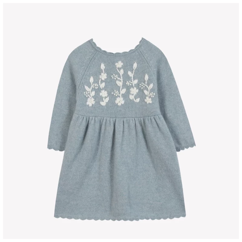 Robe - Vert d'eau en maille