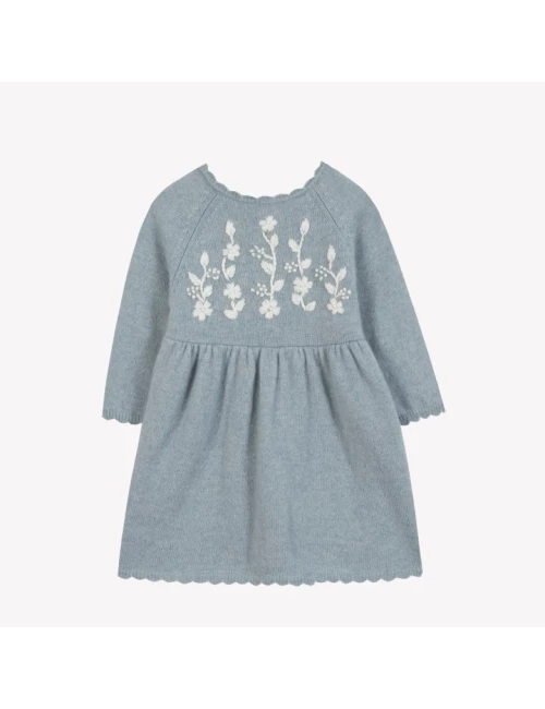Robe - Vert d'eau en maille
