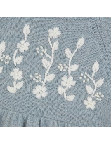 Robe - Vert d'eau en maille