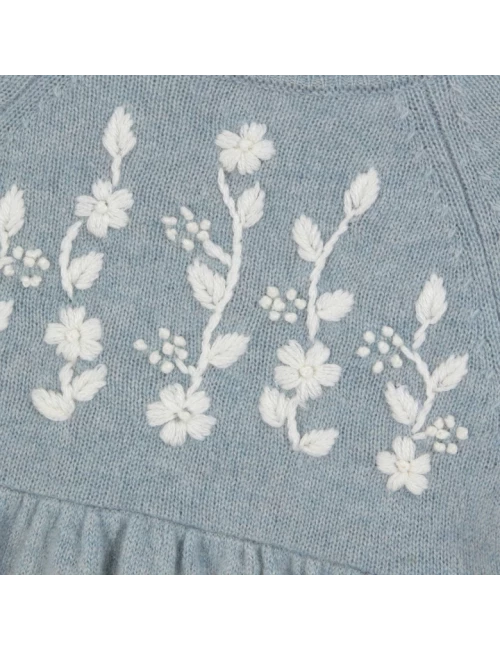 Robe - Vert d'eau en maille