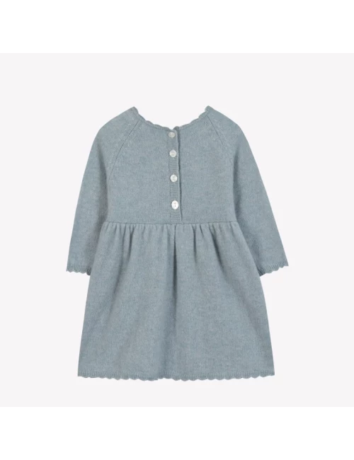 Robe - Vert d'eau en maille