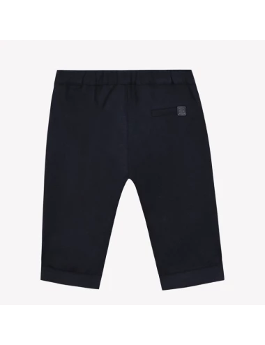 Pantalon - Marine en flanelle