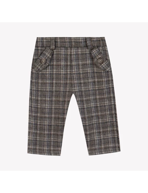 Pantalon - Ecorce à carreaux