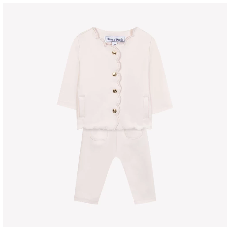 Ensemble jogging - Rose pâle