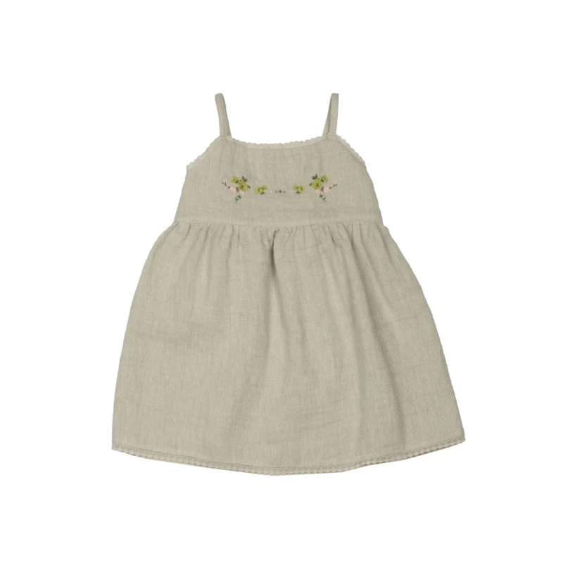 Mesh Baby Embroidered Dress