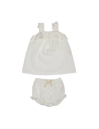 Soft Seersucker Baby Dress