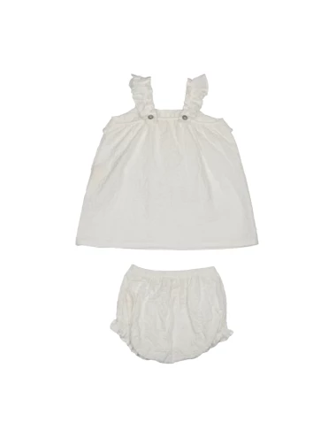 Soft Seersucker Baby Dress