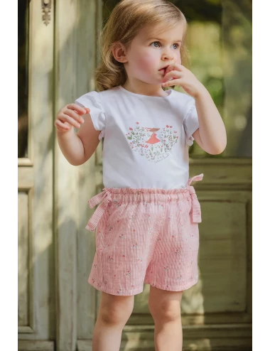 T-Shirt - Cœur fleuri