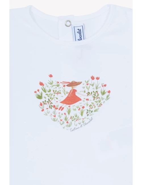 T-Shirt - Cœur fleuri