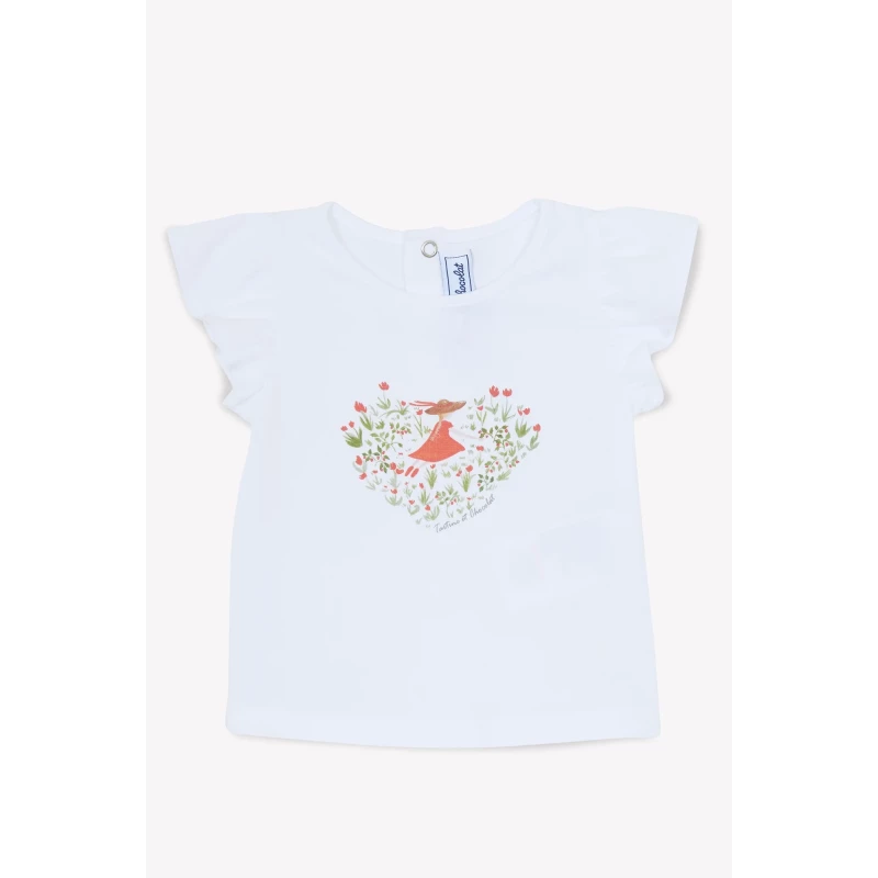 T-Shirt - Cœur fleuri